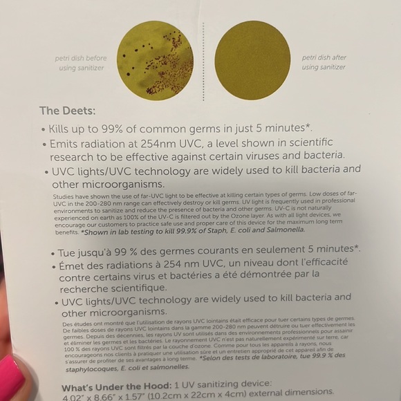 Brand New. UV Sanitizer for phone - Picture 2 of 3